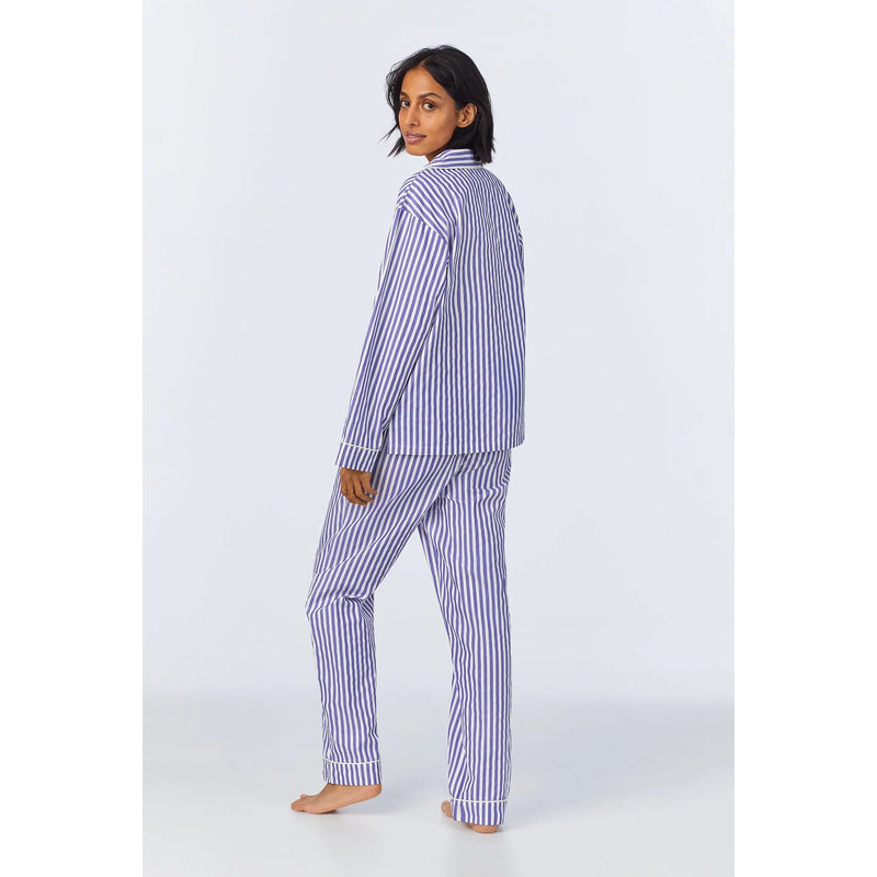 NAVY 3D STRIPE LONG PJ SET