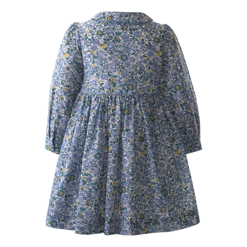 PETAL SMOCK BUTTON FRONT DRESS