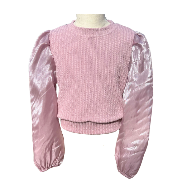 PEYTON SWEATER PINK SHIMMER