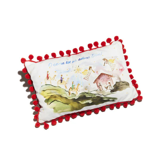 NATIVITY SCENE PILLOW
