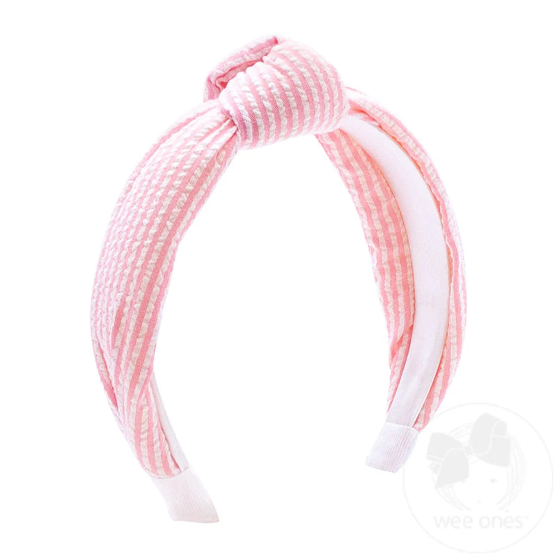 SEERSUCKER KNOT HEADBAND