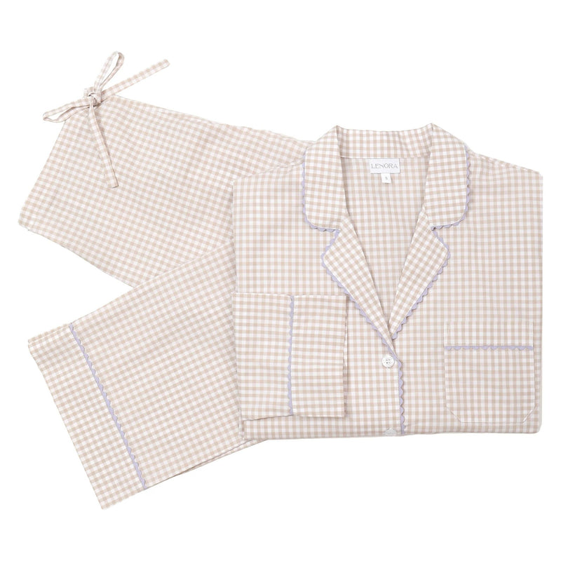 GINGHAM PJ WITH RAC RAC