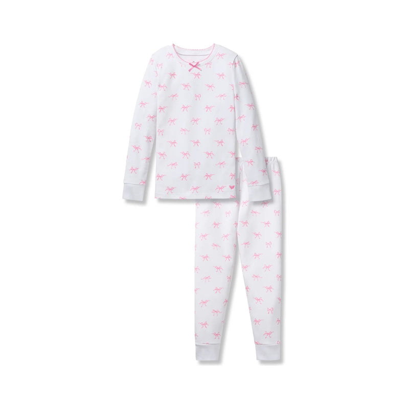 PIMA SNUG FIT PJ BLUSHING BOWS