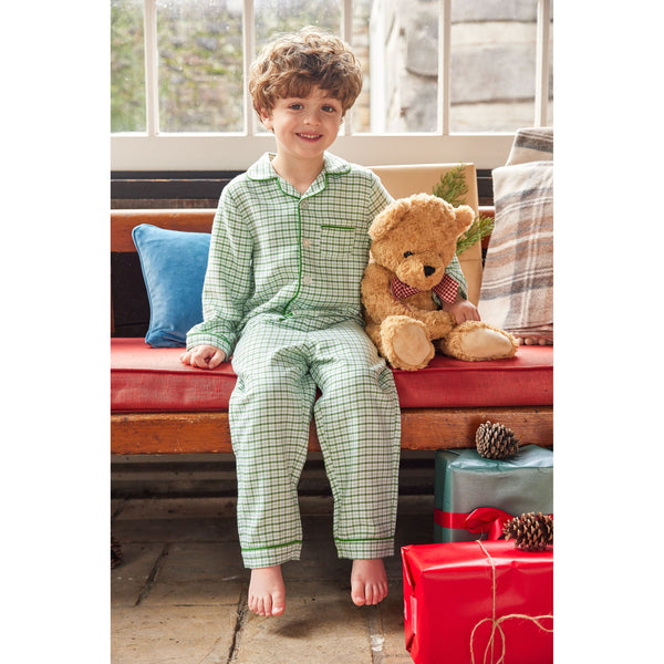 CLASSIC PJ SET LELAND PLAID