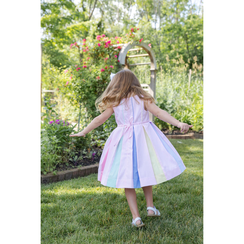 MULTI COLOR PLEATED DRESS