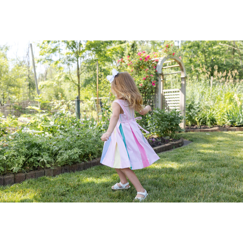 MULTI COLOR PLEATED DRESS