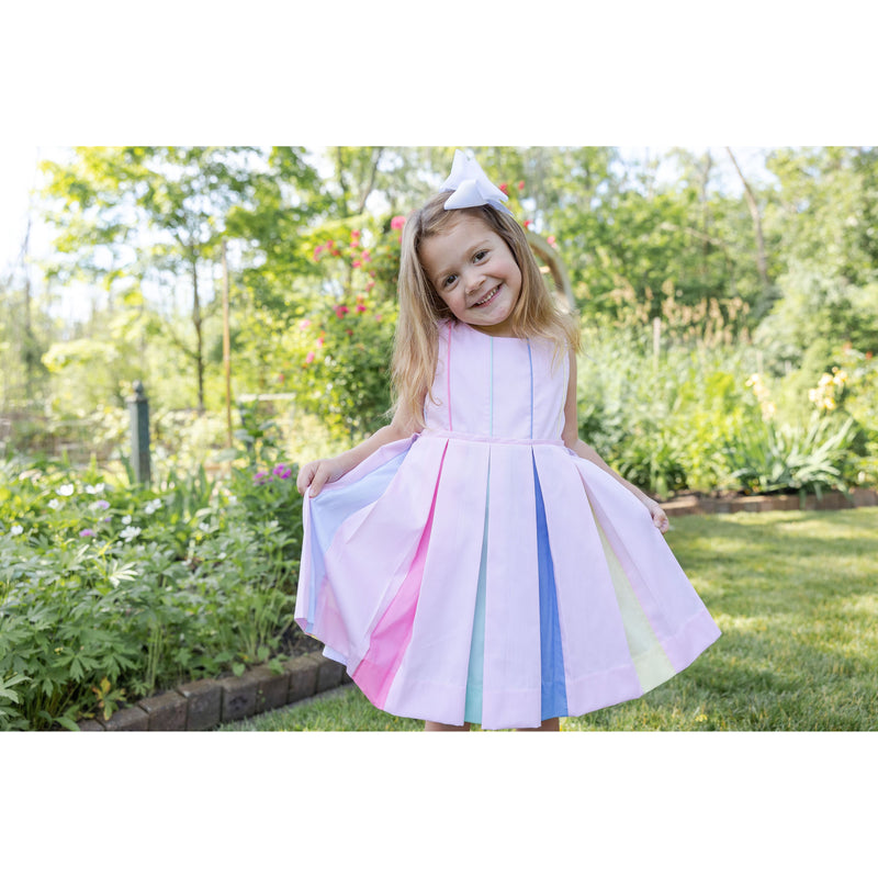 MULTI COLOR PLEATED DRESS