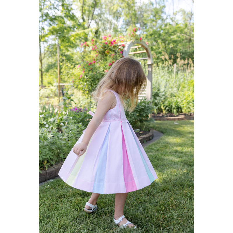 MULTI COLOR PLEATED DRESS