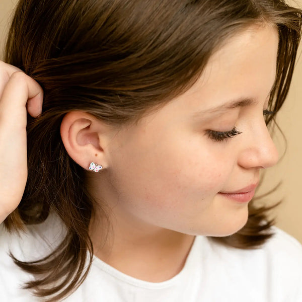 POLKA DOT BUTTERFLY EARRINGS