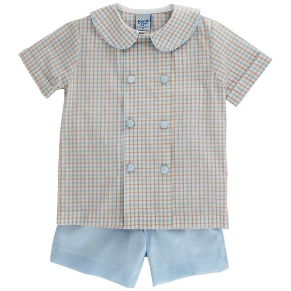 PRINCETON PLAID SHORT SET