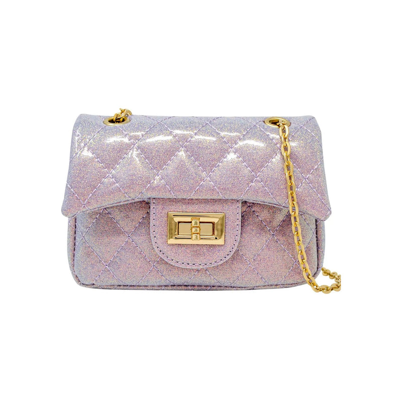 QUILTED SPARKLE MINI PURSE