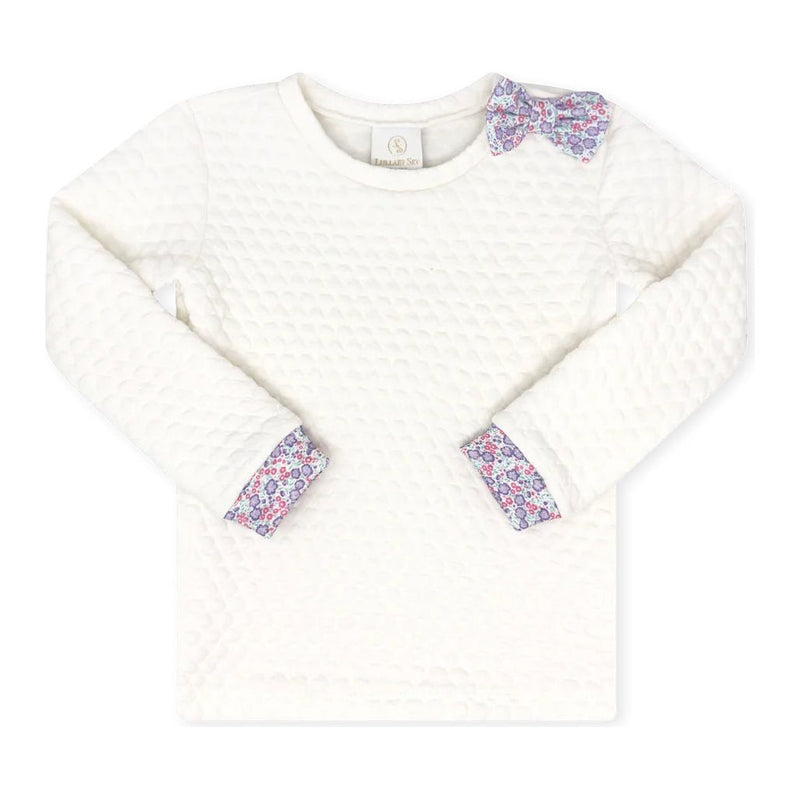 QUILTED SWEATSHIRT SWEET PEA