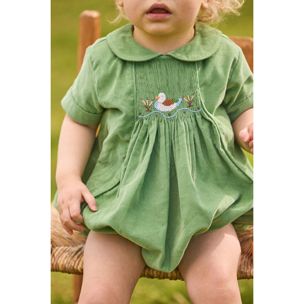 CHEST SMOCKED BUBBLE MALLARD