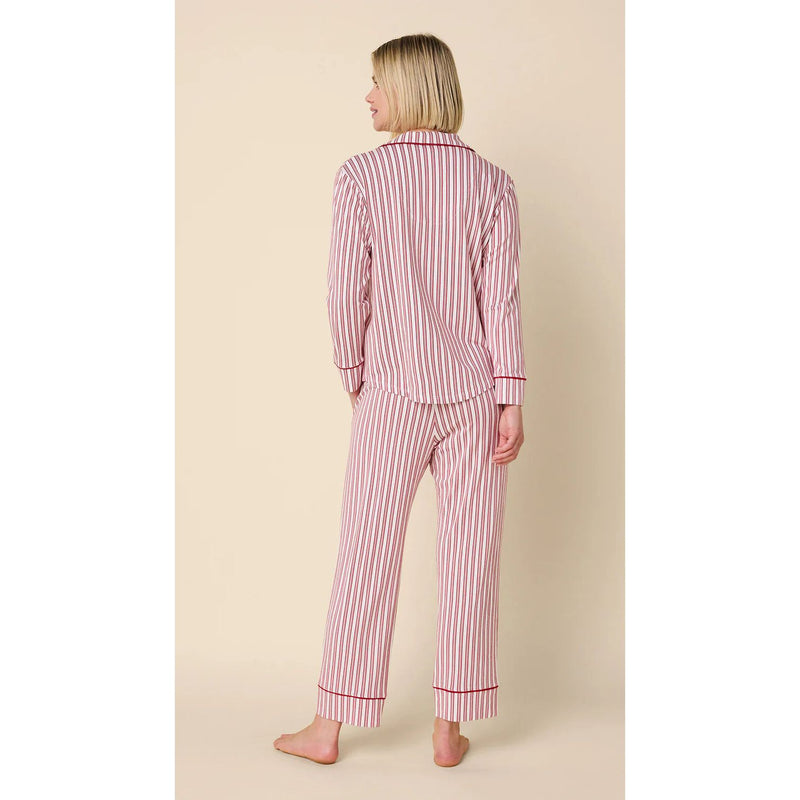 HOLIDAY STRIPE PIMA LONG PJ