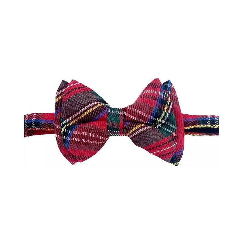 BOW TIE PLAID - IN GREEN OR RED PLAID