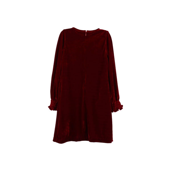 LEILA DRESS RED VELVET