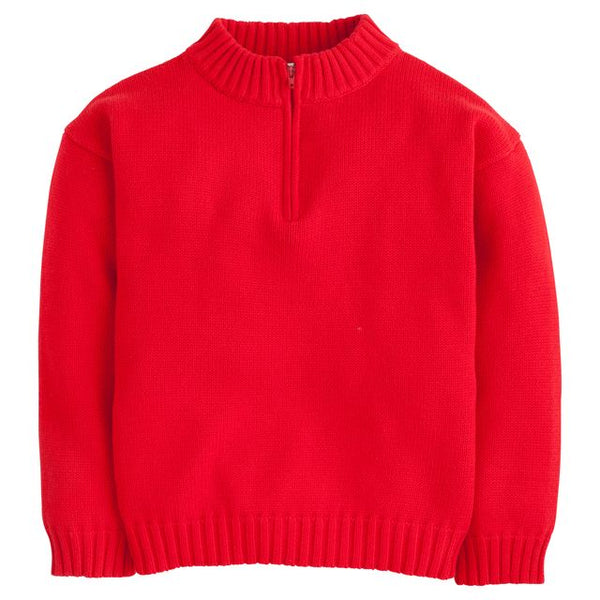 QUARTER ZIP SWEATER