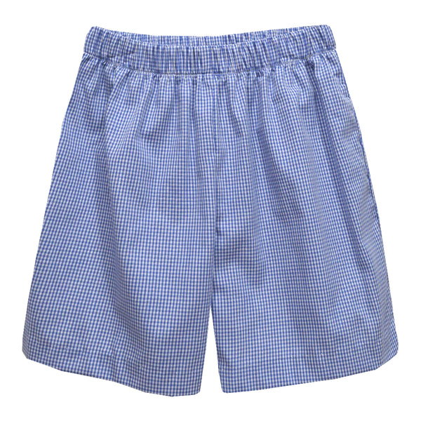 ROYAL GINGHAM PULL ON SHORT