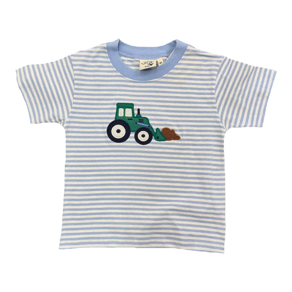 STRIPE SHORT SLEEVE TEE SHIRT TRACTOR