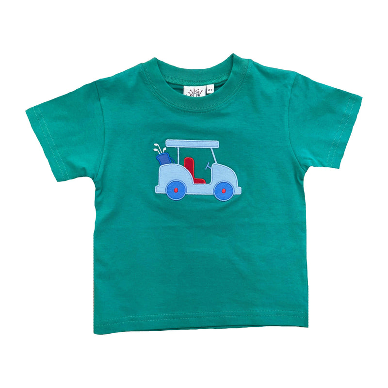 BOY SHORT SLEEVE SHIRT WITH GOLF CART