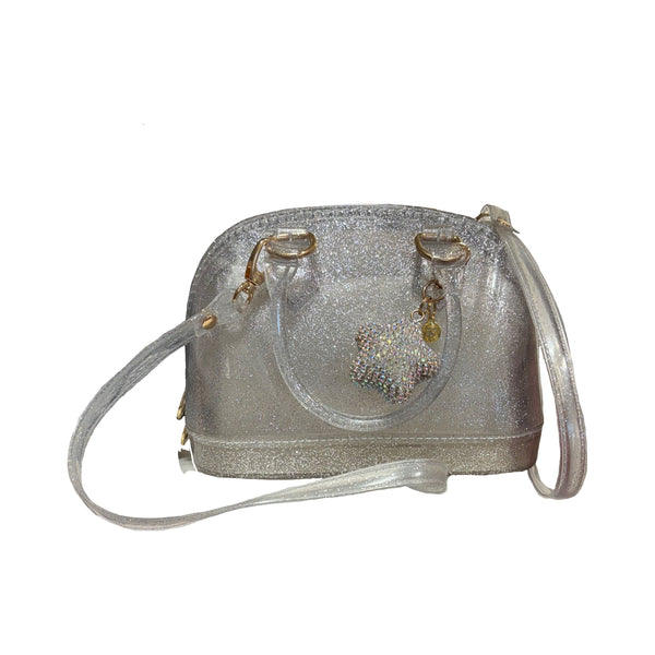 CATE BAG SILVER SPARKLE