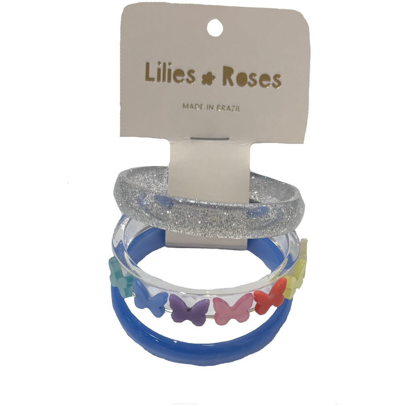 BUTTERFLIES SPRING  BANGLES