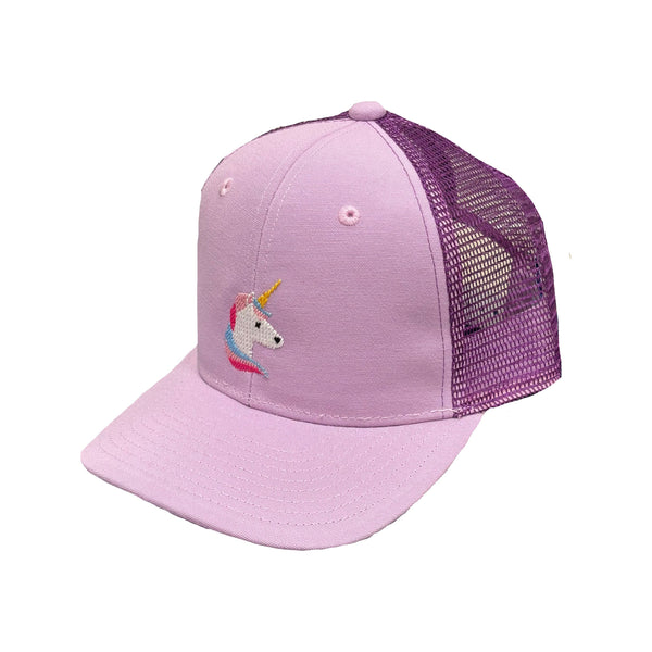 UNICORN ON LAVENDER HAT