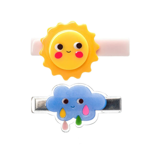 SUN & CLOUD HAIR CLIPS