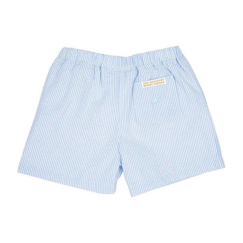 SHELTON SHORTS BLUE SEERSUCKER