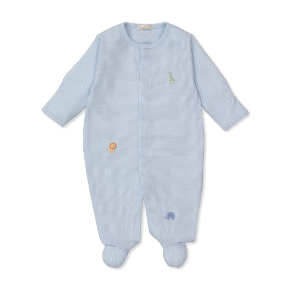 SAFARI WILD STRIPE EMB FOOTIE