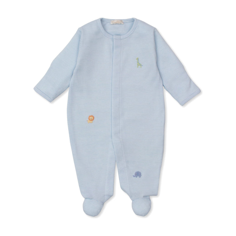 SAFARI WILD STRIPE EMB FOOTIE