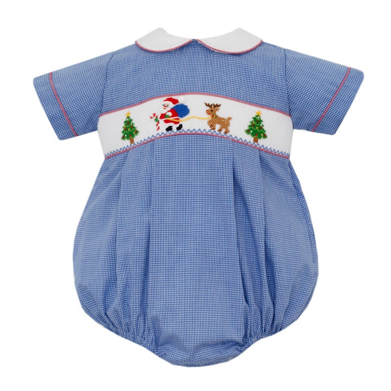 SANTA WITH REINDEER BOY BUBBLE