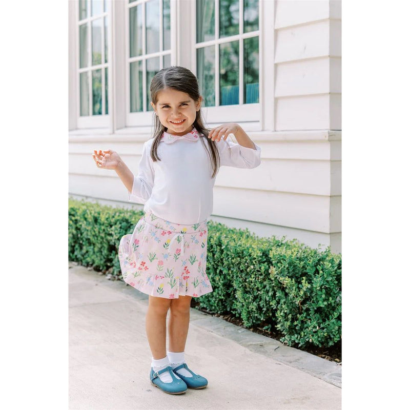 ENGLISH GARDEN RUFFLE SKORT