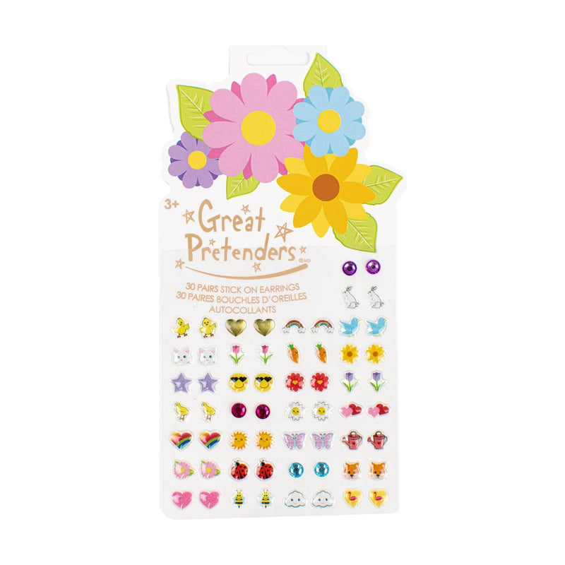 SPRING FLOWERS STICKER EARRINGS