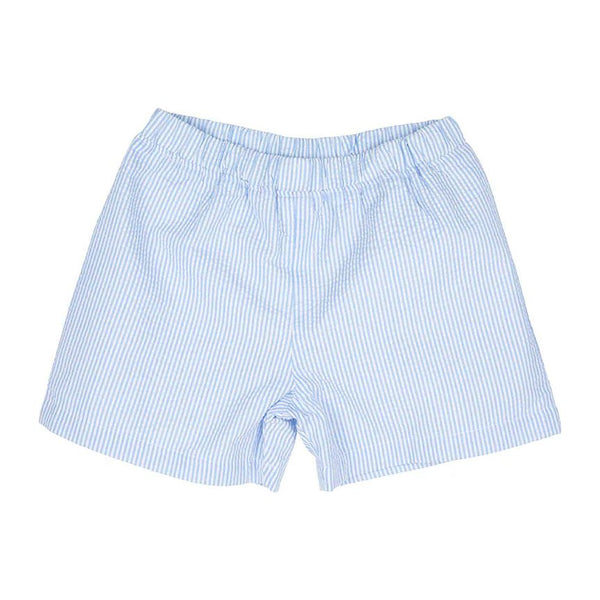 SHELTON SHORTS BLUE SEERSUCKER