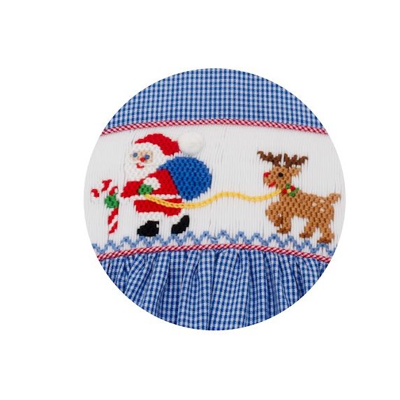 SANTA WITH REINDEER DRESS