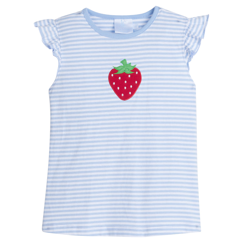 APPLIQUE TILLY TANK STRAWBERRY