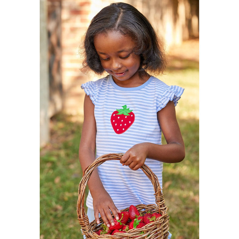 APPLIQUE TILLY TANK STRAWBERRY