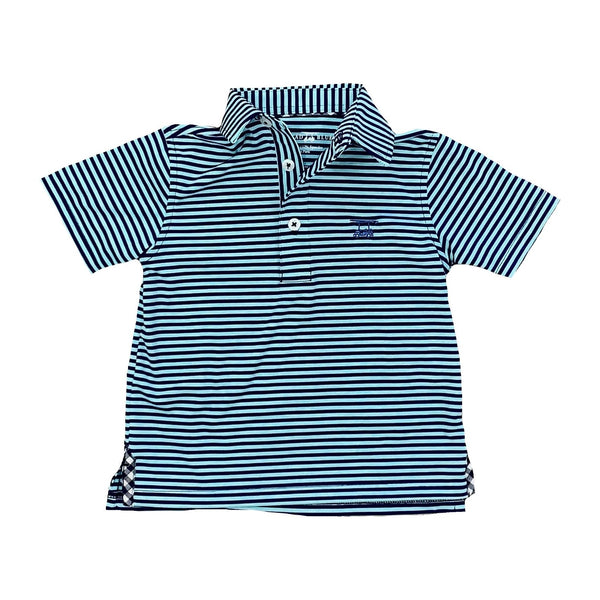 ALBATROSS POLO - SOLID PINK OR BLUE STRIPE