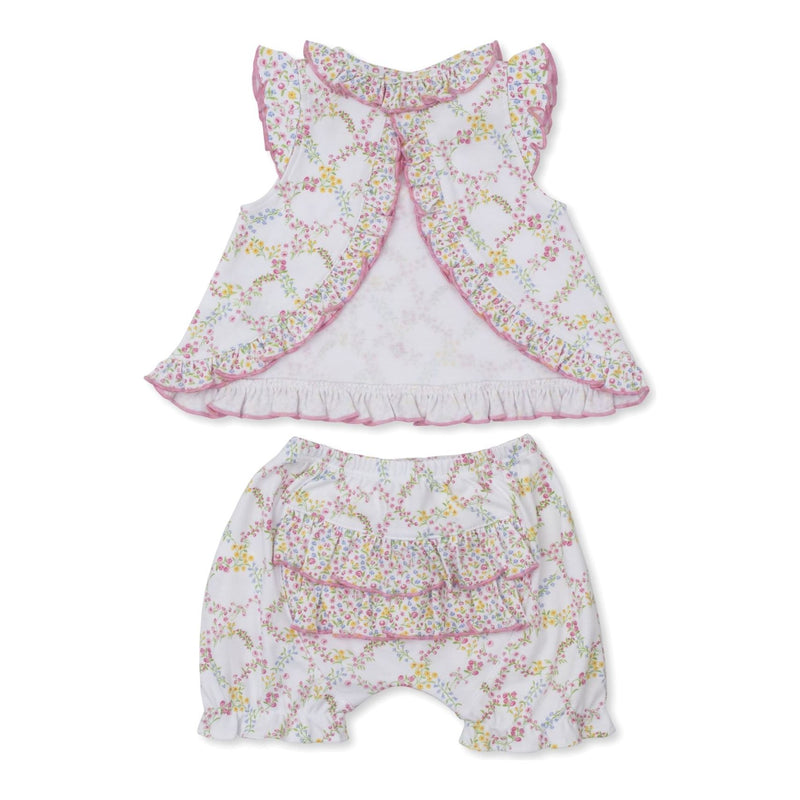 GARDEN TRELLIS SUNSUIT SET