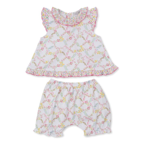 GARDEN TRELLIS SUNSUIT SET