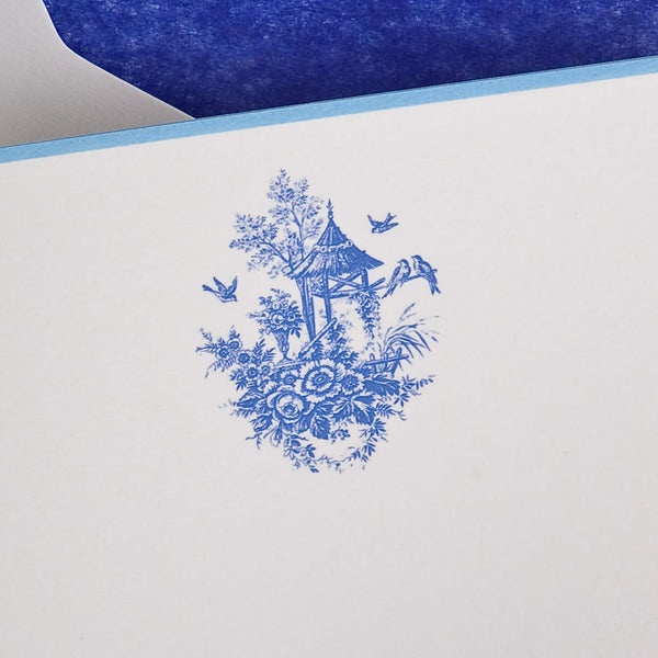 TOILE NOTECARDS BOX OF 10