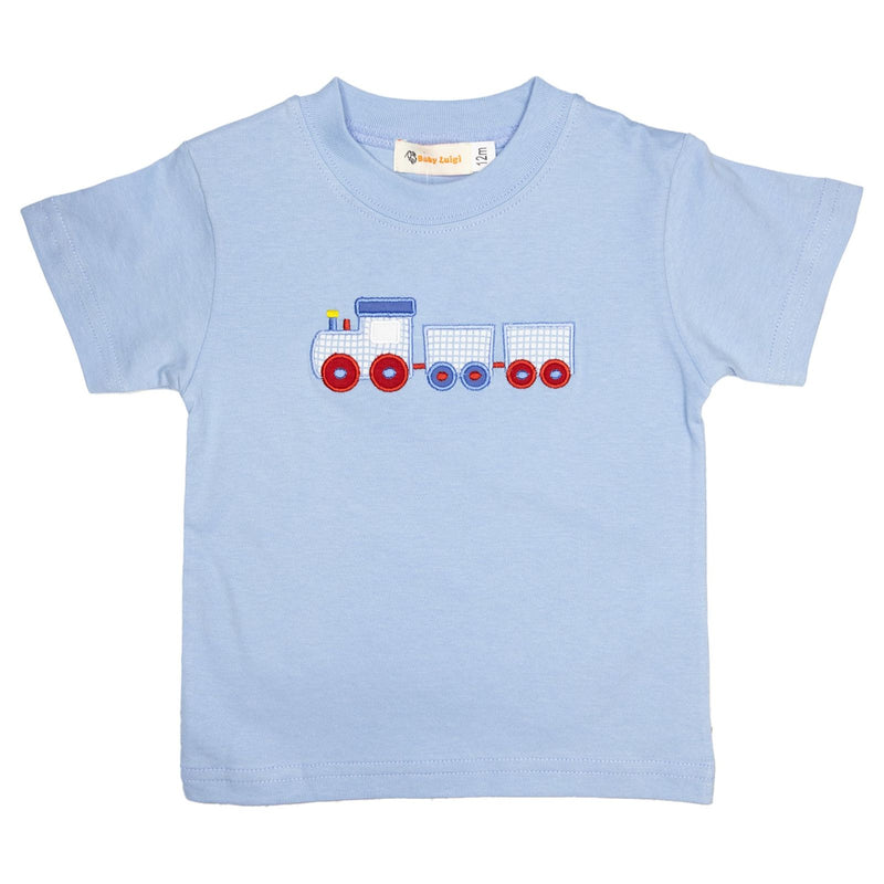 BOY'S SHORT SLEEVE T-SHIRT WITH TRAIN