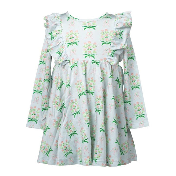 MARGOT LONG SLEEVE TWIRL DRESS
