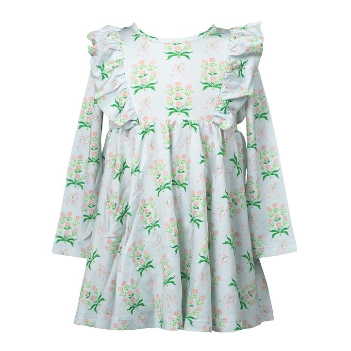 MARGOT LONG SLEEVE TWIRL DRESS