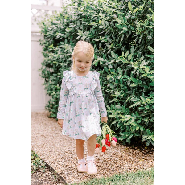 MARGOT LONG SLEEVE TWIRL DRESS