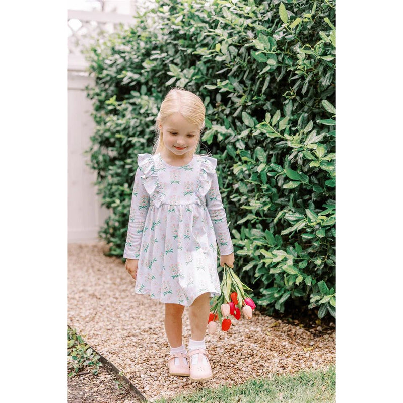 MARGOT LONG SLEEVE TWIRL DRESS