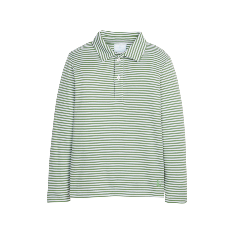 STRIPE POLO WATERCRESS