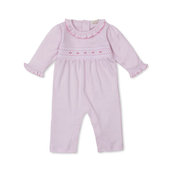 PLAYSUIT WITH HAND SMOCKING