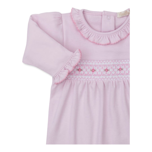 PLAYSUIT WITH HAND SMOCKING